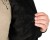 Jakna Fox Collection Sherpa Jacket Black & Orange