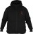 Jakna Fox Collection Sherpa Jacket Black & Orange