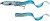 Jegulja Savage Gear 3D Hard Eel 17cm 50gr Slow Sinking 2+1 Red N Black