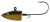 Jig glava Rage EEL Head Green Pumpkin Veličina 3/0 25gr