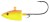 Jig glava Rage EEL Head Tiger Veličina 2/0 10gr