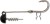 Jigova glava Black Cat Shad Claw Rig #6/0 Težina 30gr
