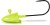 Jigova glava Rhino Jig Force UV Žuta Veličina 4/0 30gr