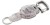 Karabina s Navíjecí Šňůrkou Rapala Retractable Lanyard Clear
