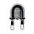 Klip C&F Design 2u1 Retraktor Crna