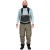 Kombinezon Grundéns Men´s Boundary Stockingfoot Wader Stone/Otter