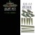 Kompletni sustav za bočno olovo Gardner Covert Clip Kit Session Pack Prozirna zelena