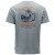 Majica Grundéns Dark Seas X Battlelines SS T-Shirt Srebro Veličina XL