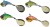 Mamac Illex Deracoup 3,2cm 21gr Srebrna Chartreuse Natrag