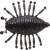 Mamac Illex Woodlouse 3cm 1,2gr Black W/Blue