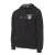 Mikina MADCAT Badge Logo Zip Hoodie Crni Kavijar Velikost XL
