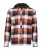 Mikina Simms Coldweather Hoody Rusty Red Buffalo Plaid Velikost XL
