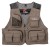 Muškačka prsluk DAM Mesh Lite Fly Vest Stone Velikost S Muškačka prsluk DAM Mesh Lite Fly Vest Stone Velikost S