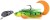 Nástraha Madcat Skull Blade Jig XL 18cm 75g Firetiger UV