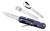 Nůž Bivouac French Knife - Textile Pouch - Fork and Spoon Blue
