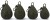 Olovo Fox Camotex Pear Swivel Lead 3,0oz 85gr