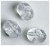 Perlice Aquantic Crossbeads Oválky 10kom 10mm Prozirna