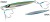 Pilker Shimano Stinger Butterfly Pebble Light 92mm 40g 009 B Green