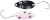 Plandavka Westin Fidusen Slim 3,3cm 3g Black/White Clown