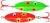 Plandavka Westin Pr?sten Wired 4,9cm 7g Green/Orange Clown