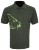 Polo Tričko Zfish Carp Polo T-Shirt Olive Green Veľkosť L