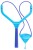 Prak Drennan Tim Engleske Rola Caty Blue Soft Mini Pouch