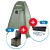 Prijenosni Toalet Holdcarp Portable Toi Big + Higijenski Šator + Toilet Garbage Kit Big