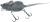 Realistična imitacija Illex Momouse 4,2-9,2cm 7gr Grey Rat