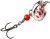 Rotacijska varalica Gunki Dots Spotted 2H 3,8gr Full Silver-Red