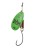 Rotačka DAM Effzett Spinner With Single Hook 6gr Green Rotačka DAM Effzett Spinner With Single Hook 6gr Green
