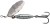 Rotirajuća varalica Abu Garcia Reflex Arctic 4,5cm 7gr Srebrna