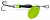Rotirajuća Varalica Jigovky Classic 00 Fluo Yellow - Black/Chartreuse Body