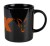 Šalica Fox Black & Orange Logo Ceramic Mug