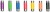 Set 3 Indikatora Mivardi Hanger MCX Stainless - Multicolor Set