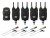 Set Signalizatora 4+1 Delphin OPTIMO 9V + 4x Indikator + 4x Snag Gear
