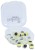 Sklenene perle Doiyo s okom Žuta