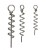 Skrutkovacie Očko Savage Gear Corkscrews Veľkosť M Skrutkovacie Očko Savage Gear Corkscrews Veľkosť M