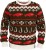 Sveter Fox Xmas Jumper Veľkosť XXXXL