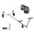 Transportna kolica Kolibri Suprod TR260-L-LU Crno/Plava