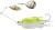 Trepka Savage Gear Da'Bush Spinnerbait Tonuća 14cm 21gr Žuta Bijela Srebrna