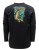 Tričko Grundéns Bass Popper LS Tech Tee Black Velikost L
