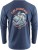Tričko Grundéns Sourced From the Sea LS T-Shirt Dark Navy Velikost S