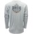 Tričko Grundéns Tech Tee LS Logo Anchor Grey Mist Veľkosť XL