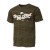 Tričko Prologic Bark Print T-Shirt Burnt Olive Green Veličina M