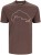 Tričko Simms Trout Outline T-Shirt Brown Heather Veľkosť XXL