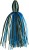 Třpytka Strike King TG Tungsten Slither Rig 28,3gr Crna Plava Flake