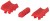 Umetci za držače štapova JRC X-Lite Rod-Bloxx Medium Multi-Colour