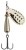 Varalica Abu Garcia Droppen 4,4cm 6gr Gold/Black Marks