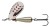 Varalica Abu Garcia Droppen 5,3cm 12gr Silver/Red Marks
