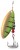 Varalica Iron Claw L-Blade Spinner 4gr